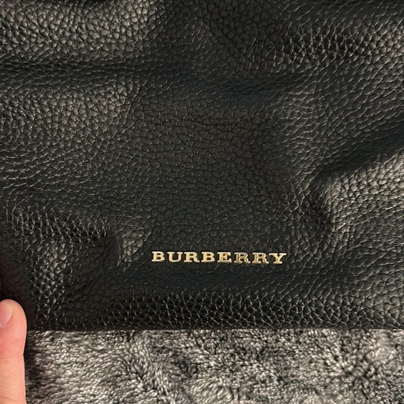 Black Burberry bag with handles and strap - Picture 2 of 5